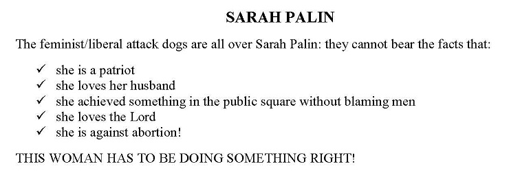 Sarah Palin